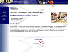 Tablet Screenshot of consultprism.com